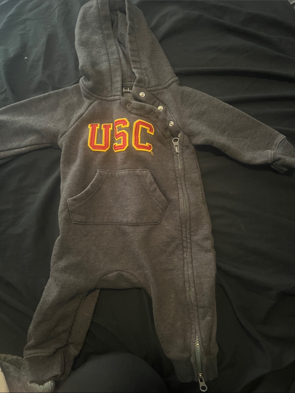 USC Baby One-Piece with Side Zip